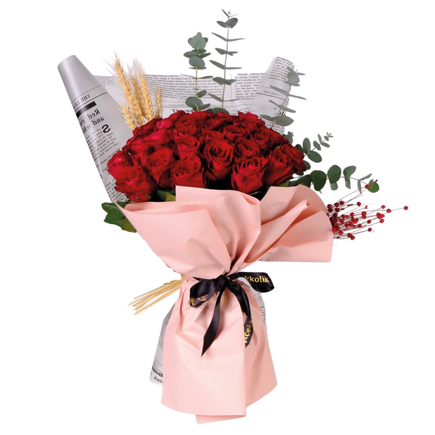 Heart to Heart 35 Kırmızı Gül Buketi